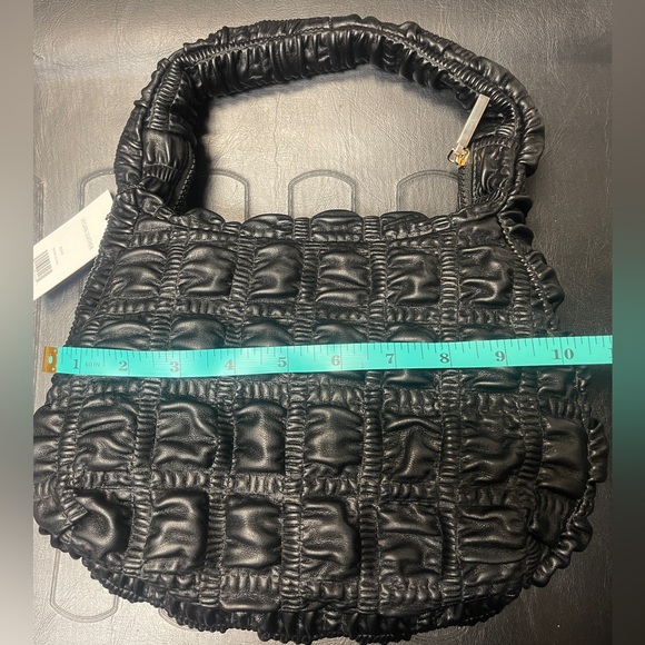 JASON Wu Fay Bubble Baguette Shoulder Bag Black Vegan Leather NWT Purse - Picture 8 of 10